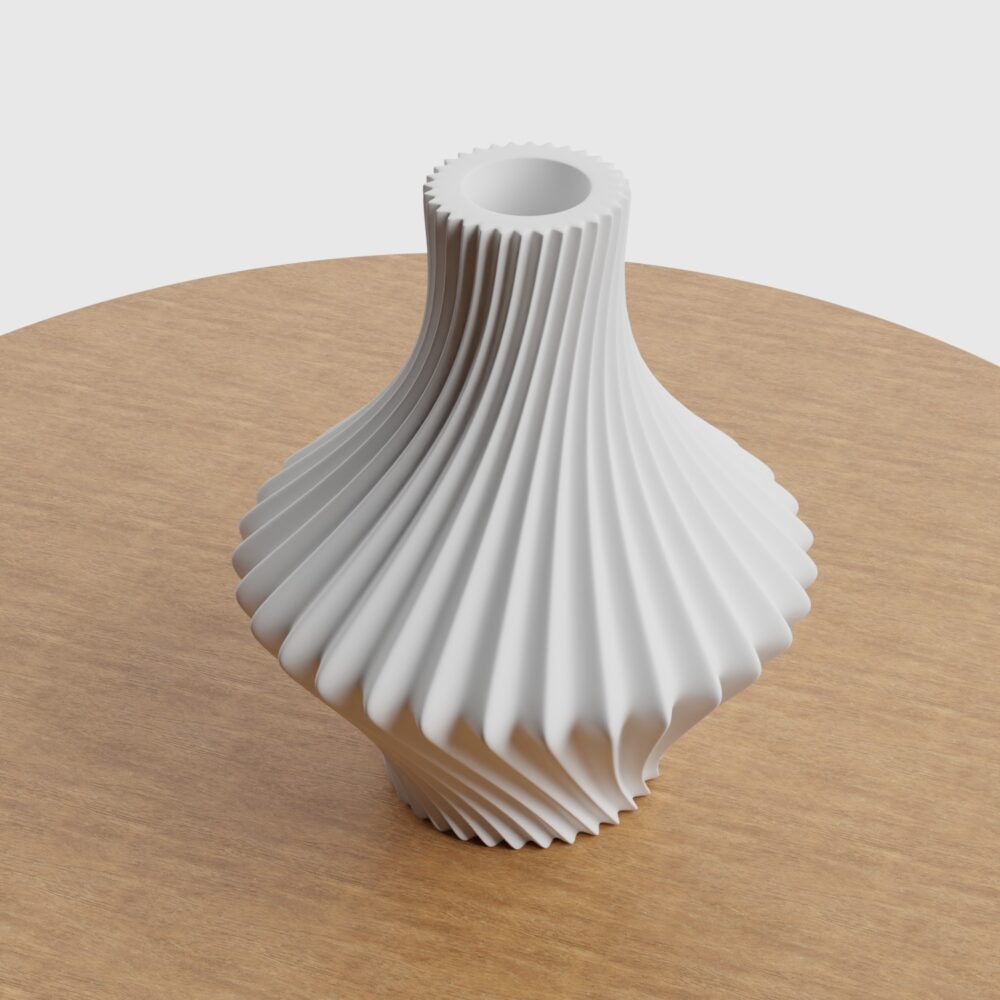 Wazon dekoracyjny 23,5cm Turbine art deco