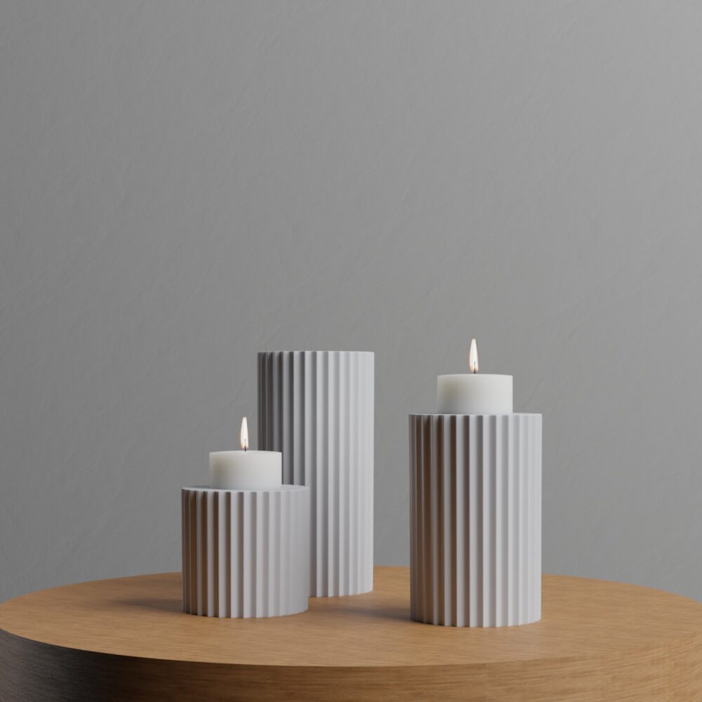 Świecznik Charm (zestaw 3 szt.)